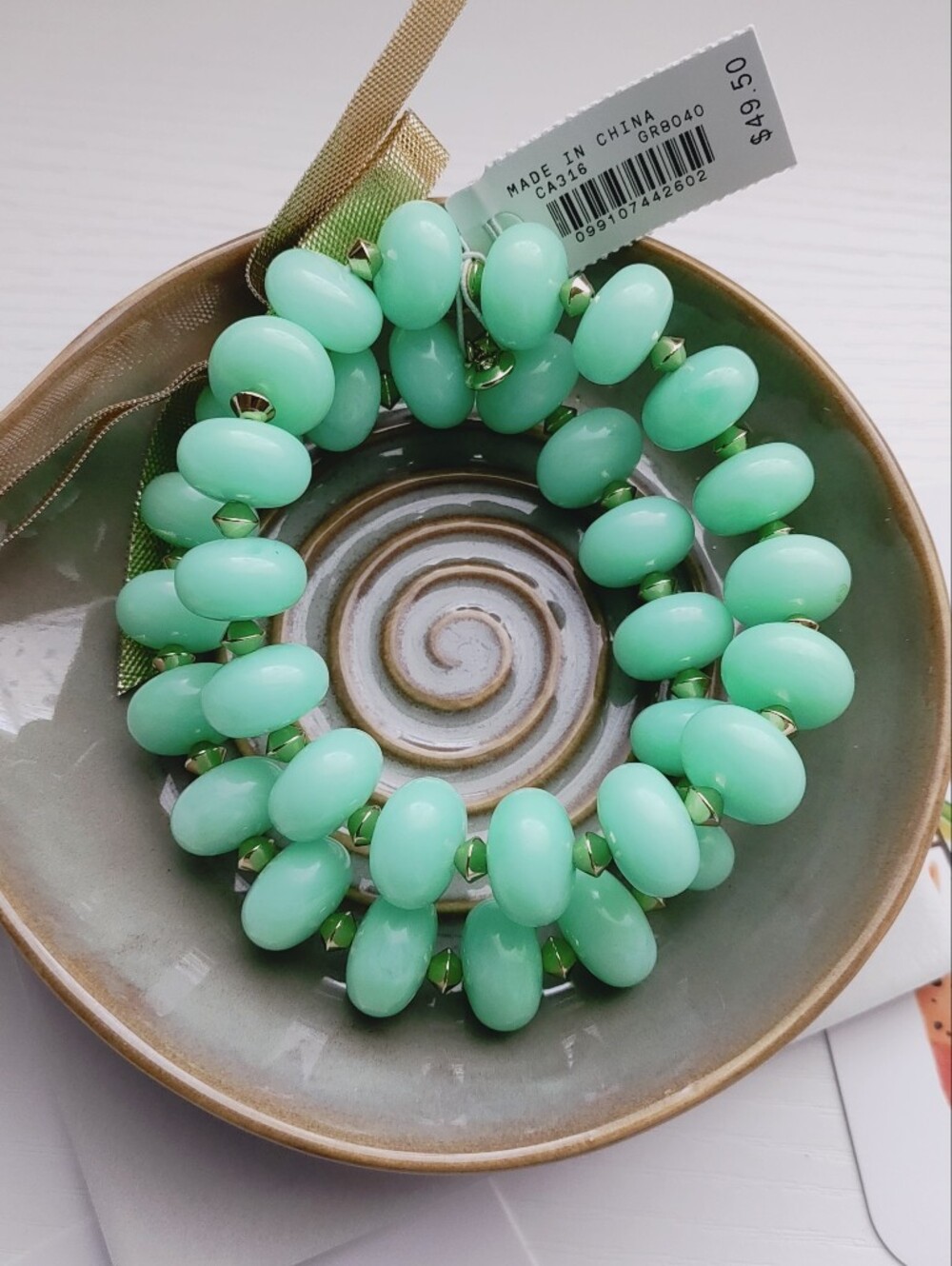J.CREW Chunky Bead Stretch Bracelets Set